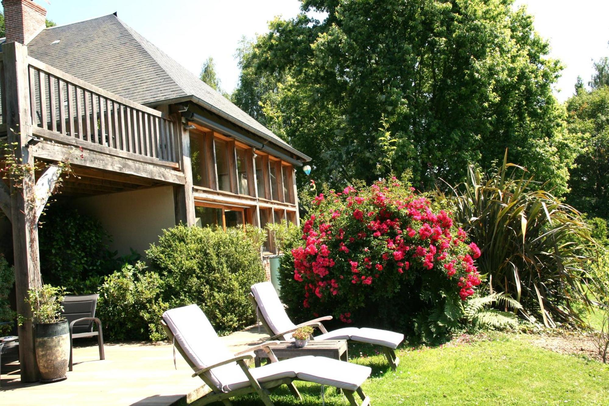 Beauchamps Maison D'Hotes Genneville ภายนอก รูปภาพ